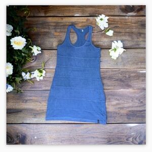 Cute Washed Blue Rip Curl Dress- -Logo at hem-Stripe detail-NWOT -SzLg 🍂